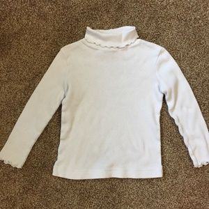 copper key long sleeve white top 4-5